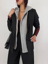 Carica l'immagine nel visualizzatore di Gallery, BLAZER HOODIE NERO
