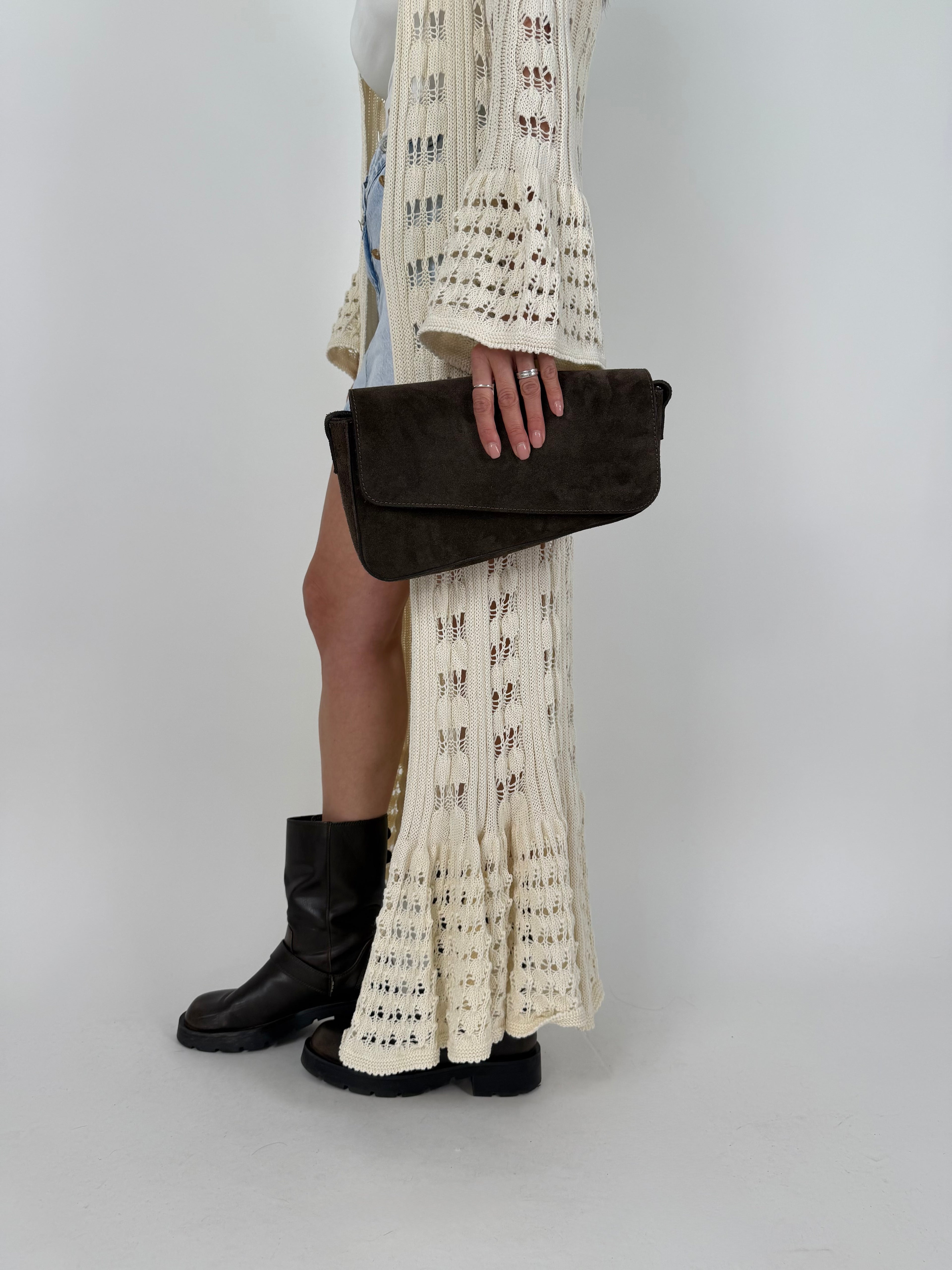 CARDIGAN  MACRAMÉ PANNA