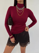 Carica l&#39;immagine nel visualizzatore di Gallery, MAGLIA DOLCEVITA BORDEAUX
