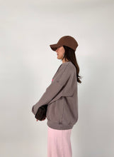 Carica l'immagine nel visualizzatore di Gallery, FELPA SMILE CACAO
