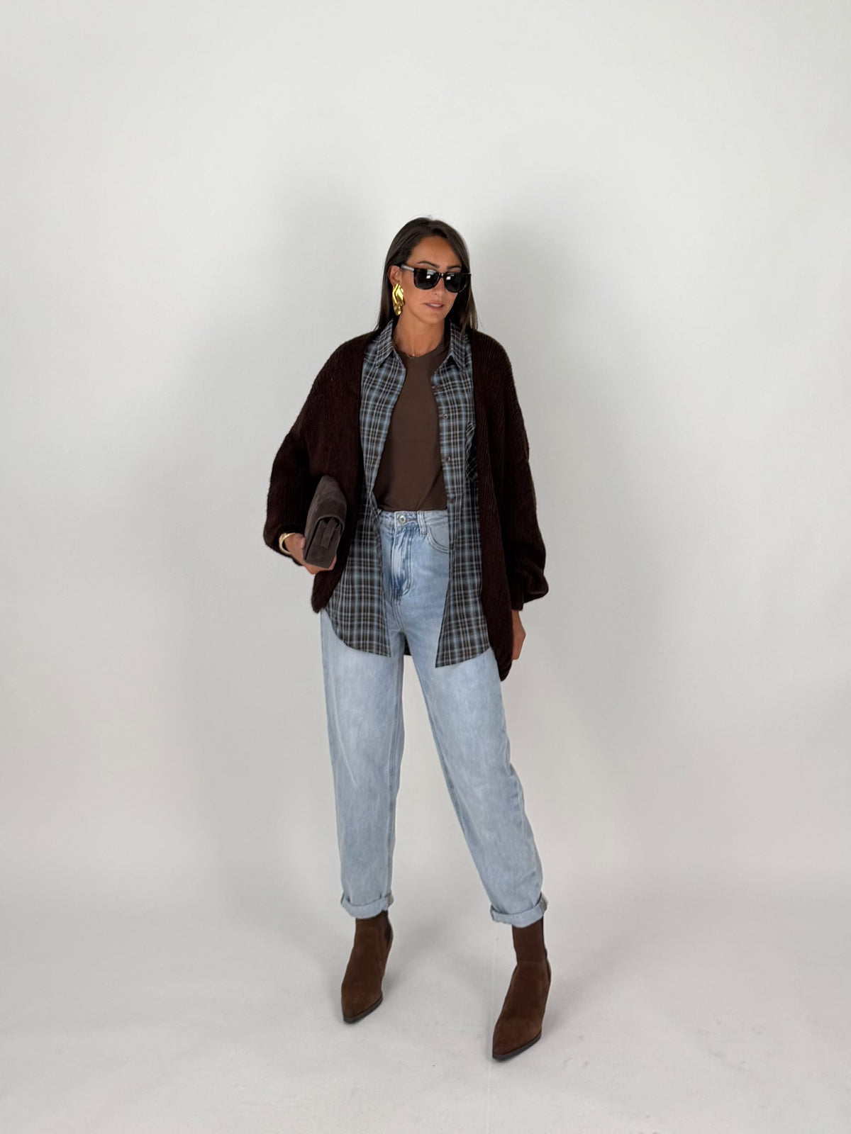 MAXI CARDIGAN CACAO