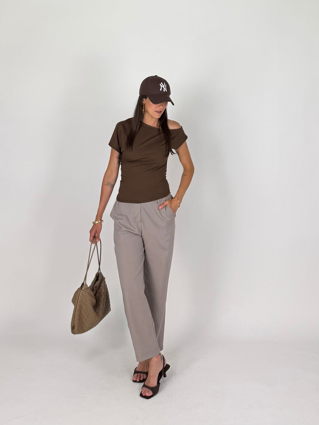 MAGLIA TRAPEZIO CHOCO