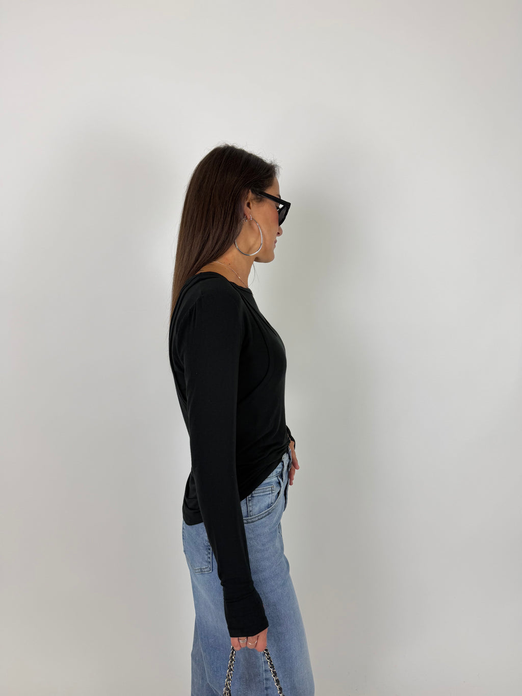 MAGLIA DOUBLE NERA