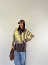 Carica l&#39;immagine nel visualizzatore di Gallery, CARDIGAN STRIPES GIALLO
