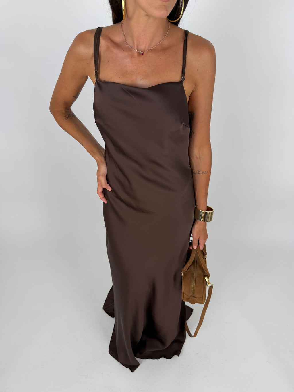 OCEAN DRESS CHOCO
