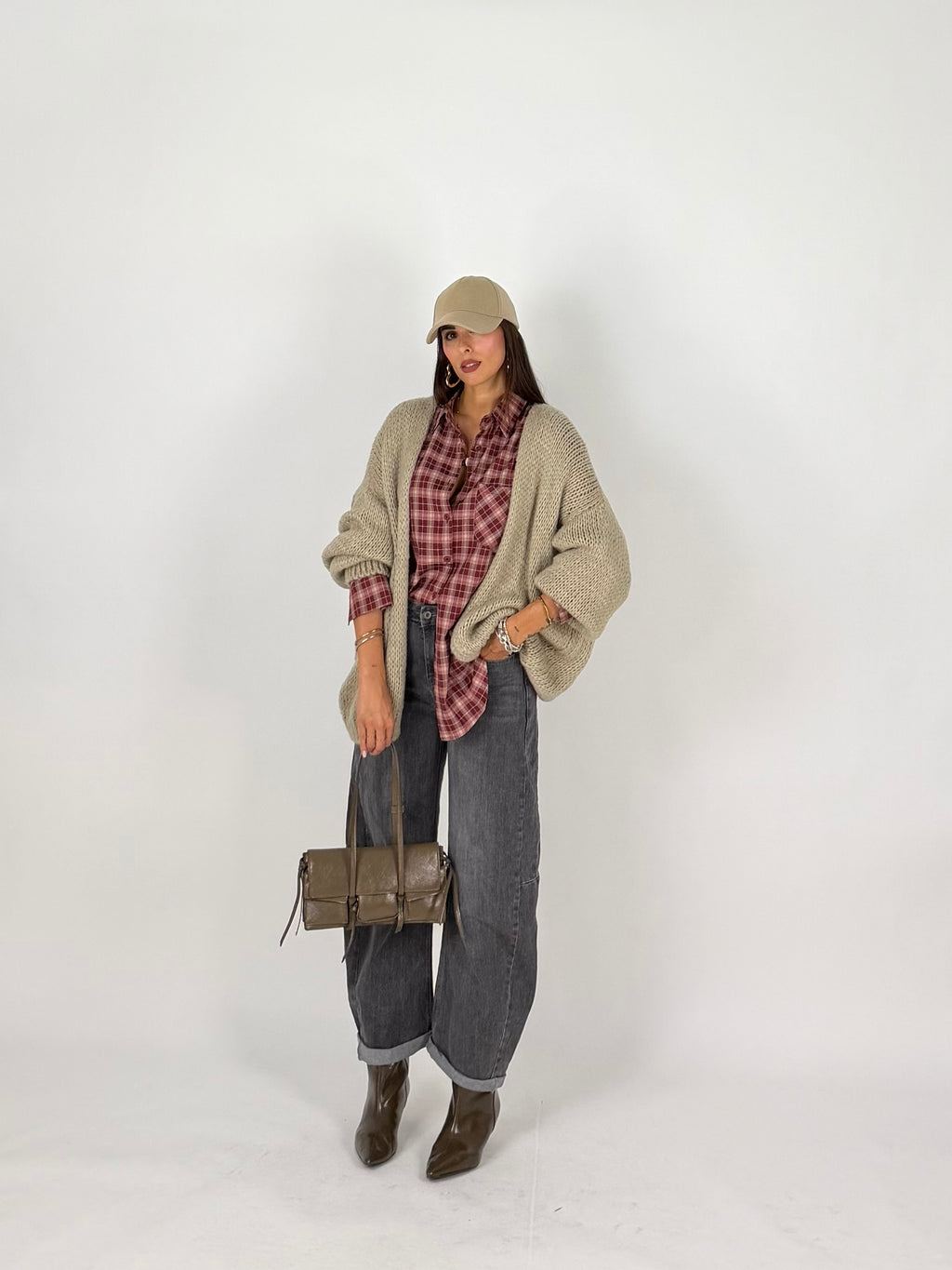 MAXI CARDIGAN CORDA