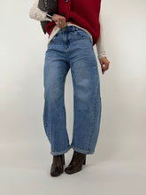 Carica l&#39;immagine nel visualizzatore di Gallery, JEANS BLUE BAGGY
