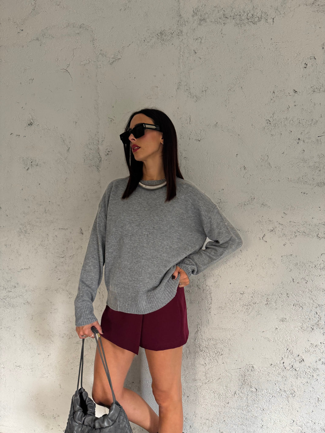 PULL SILK GRIGIO