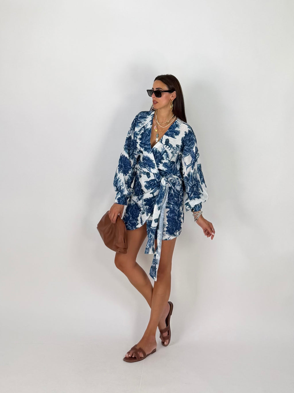 PAREO DRESS BLU