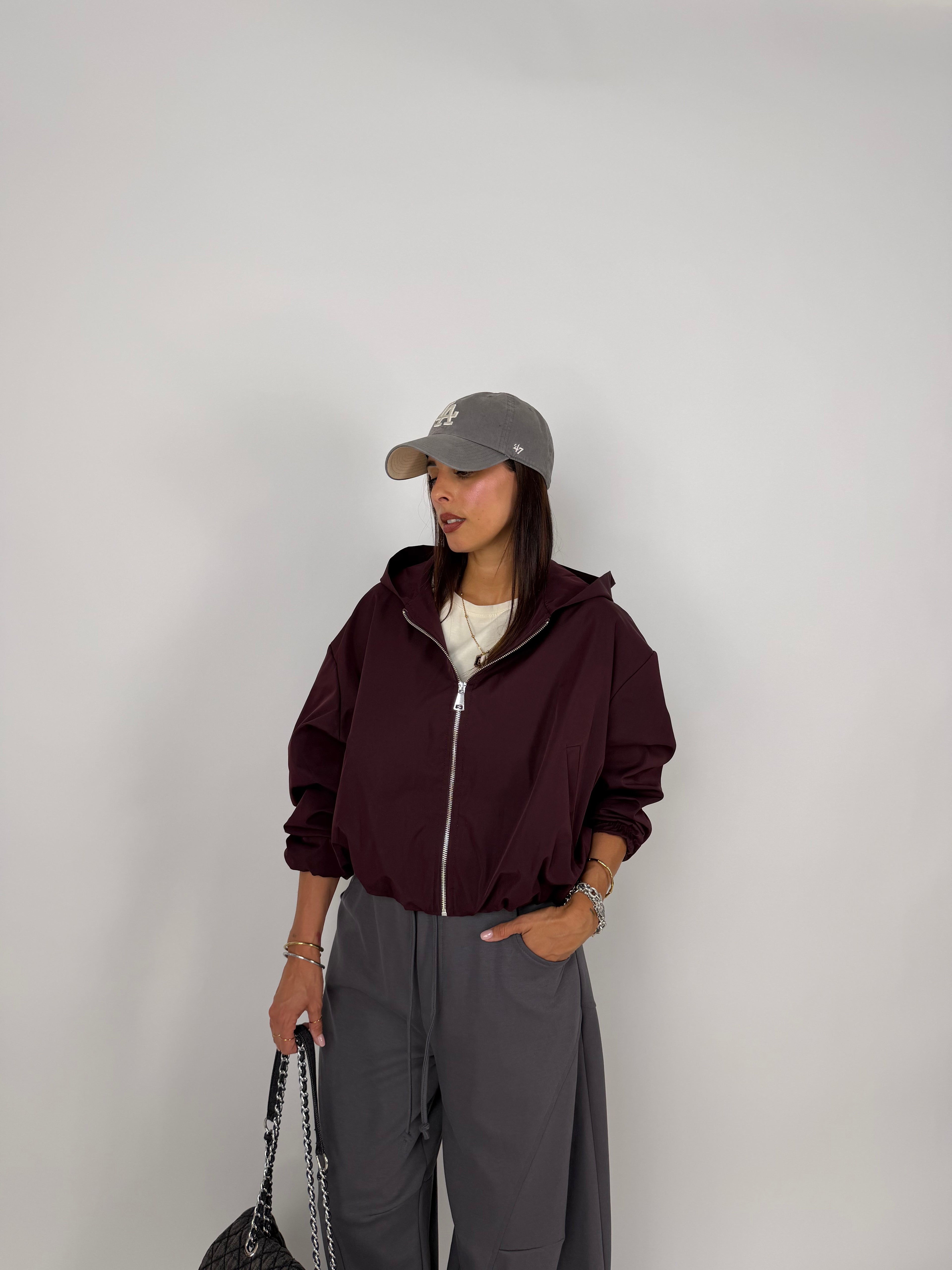 GIACCA TECH PUFF BORDEAUX