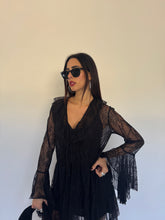 Carica l&#39;immagine nel visualizzatore di Gallery, LACE DRESS NERO
