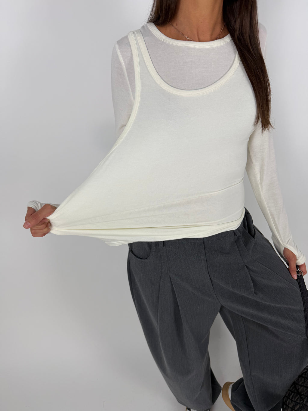 MAGLIA DOUBLE BURRO
