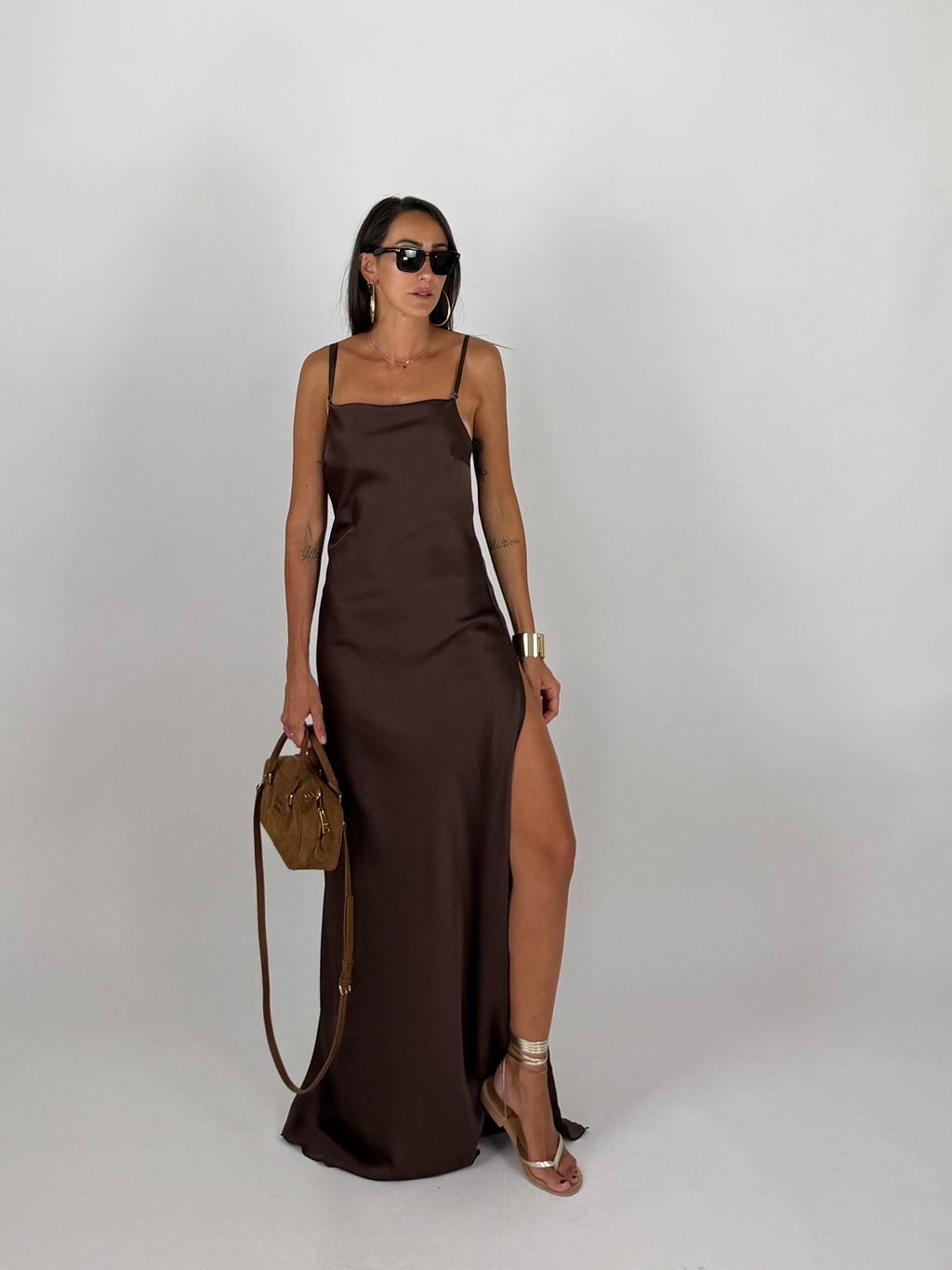 OCEAN DRESS CHOCO