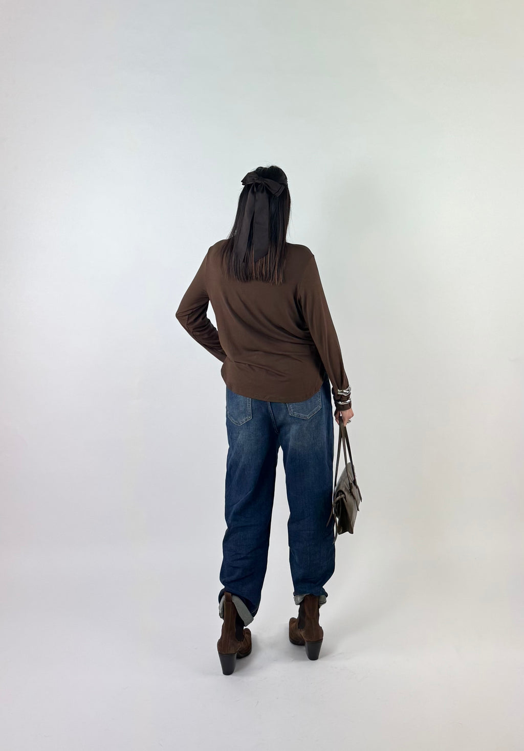 MAGLIA SPOKE CHOCO