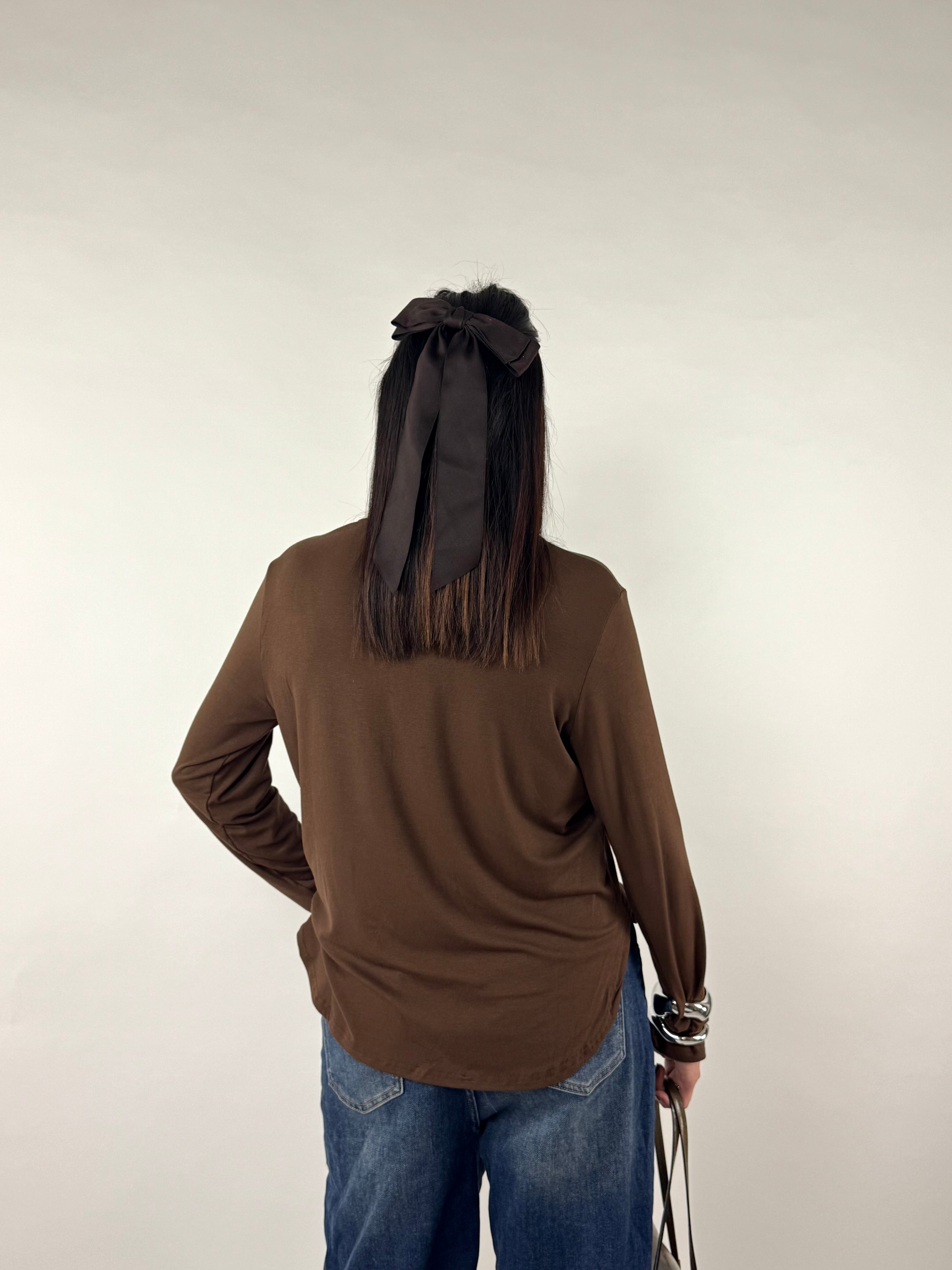 MAGLIA SPOKE CHOCO