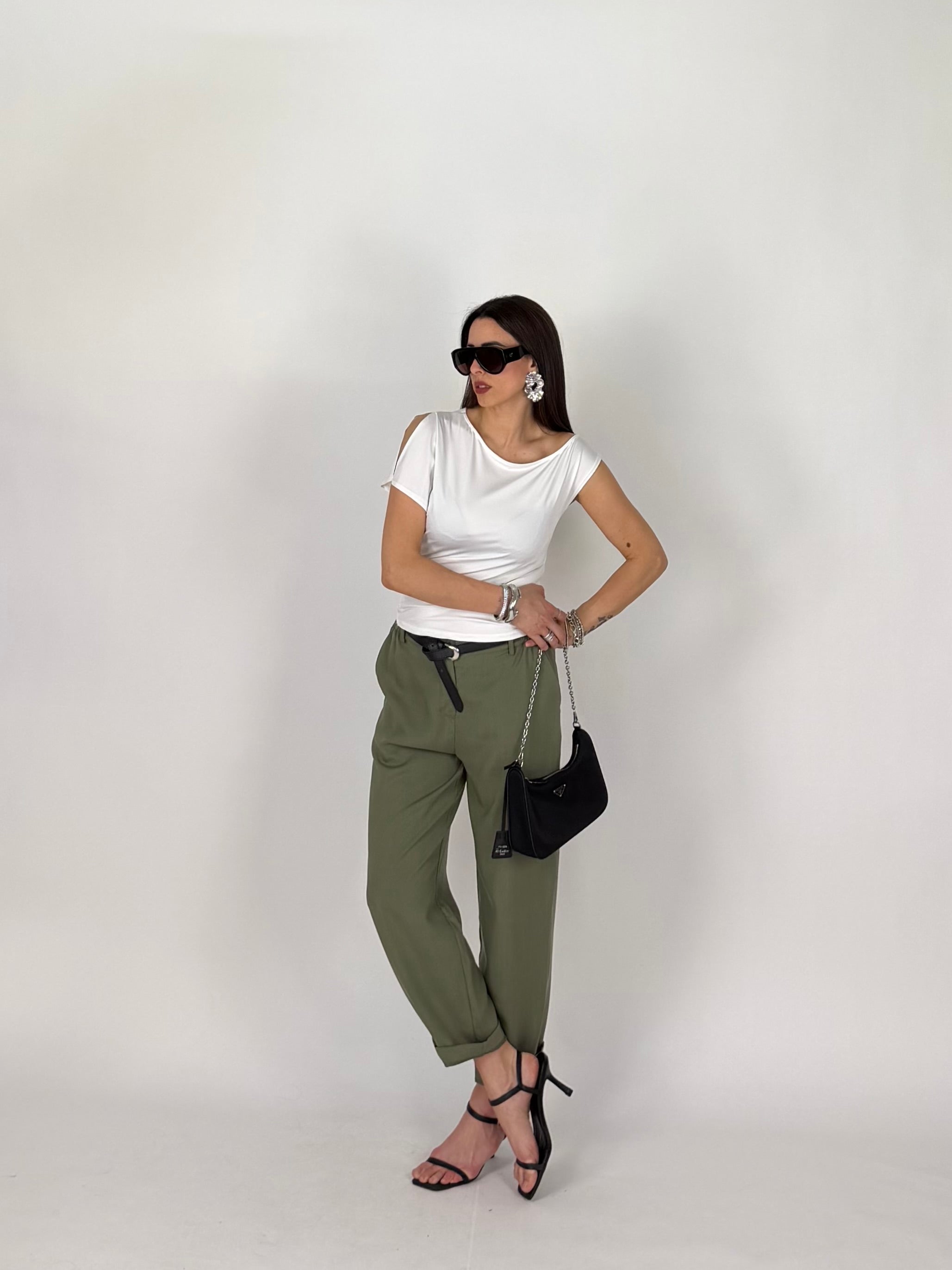 CHINO PANTS OLIVA