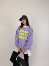 Carica l'immagine nel visualizzatore di Gallery, FELPA CRÈME LILLA
