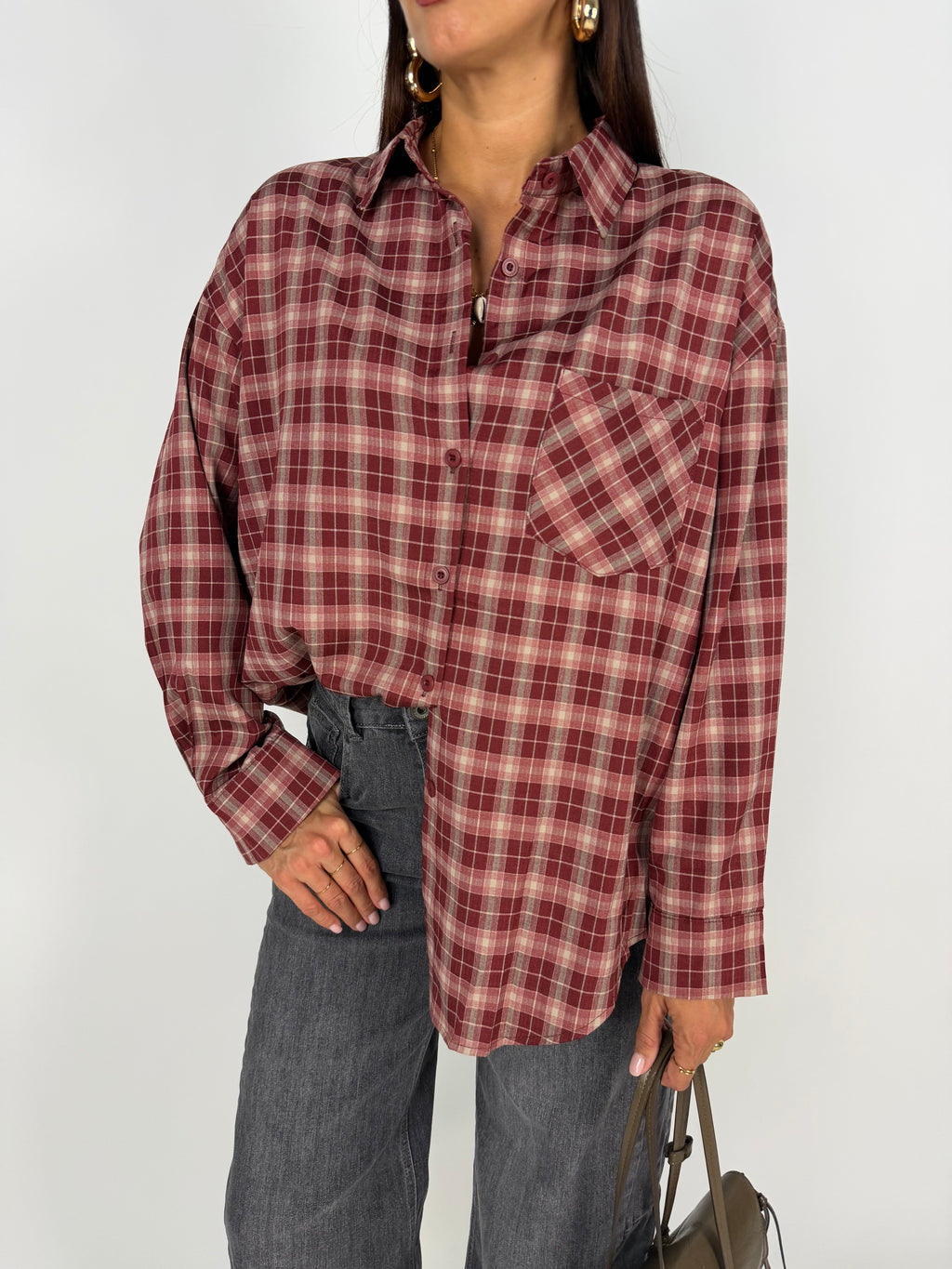 CAMICIA CHECK ROSSA