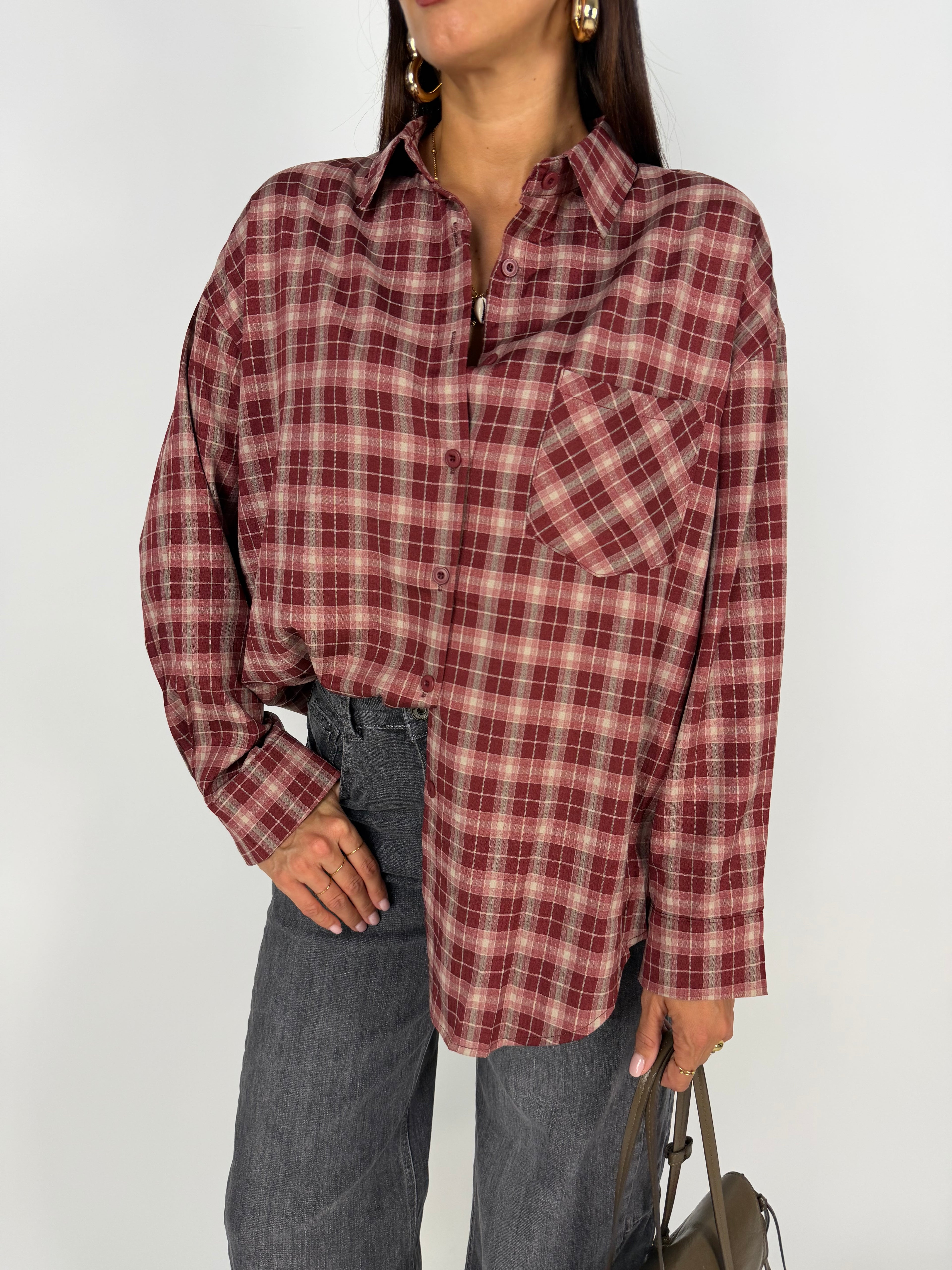 CAMICIA CHECK ROSSA