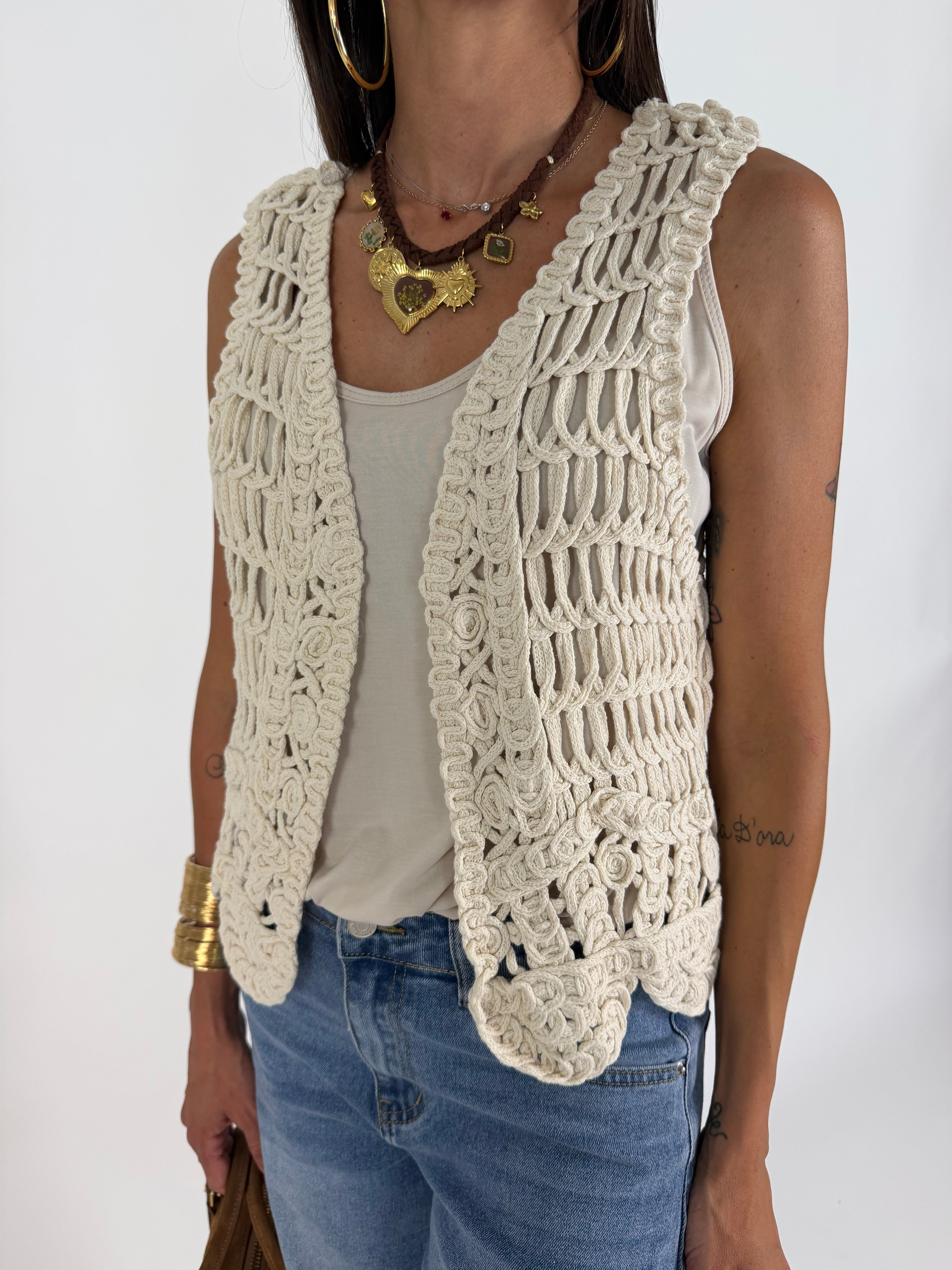 GILET CROCHET