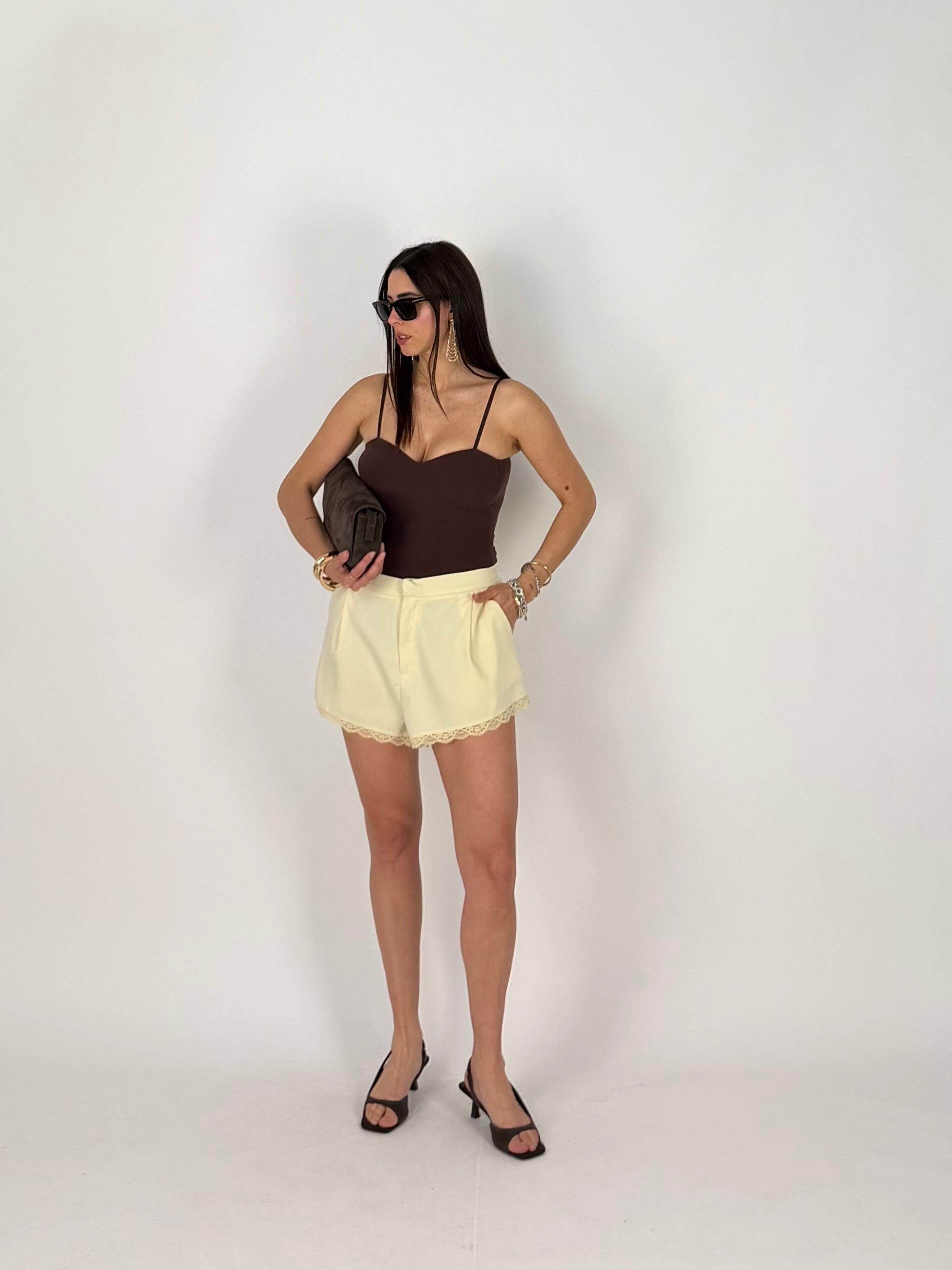 SHORTS SATIN
