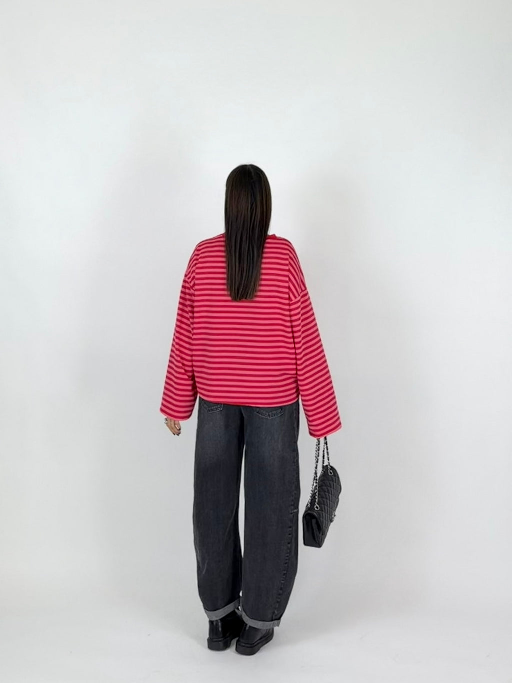 MAGLIA STRIPES PINK