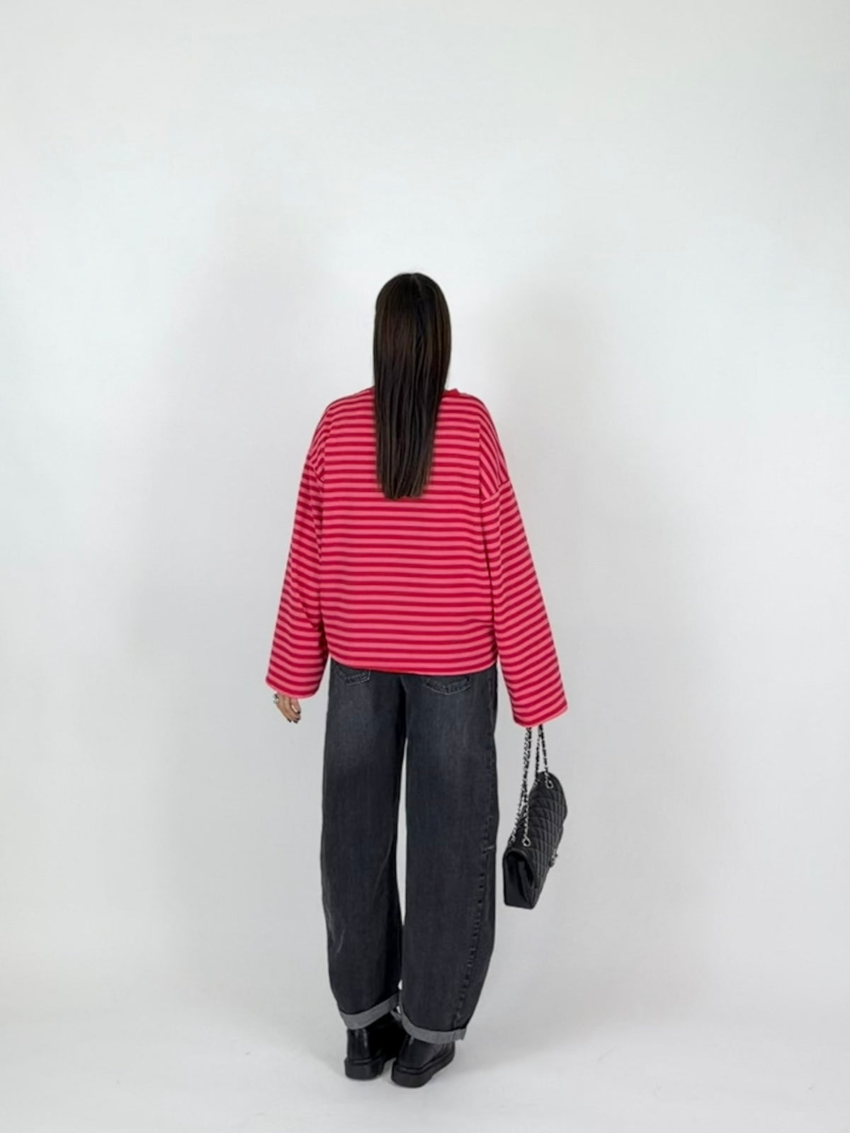 MAGLIA STRIPES PINK