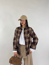 Carica l&#39;immagine nel visualizzatore di Gallery, CAMICIA CHECK BORDEAUX
