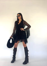 Carica l&#39;immagine nel visualizzatore di Gallery, LACE DRESS NERO
