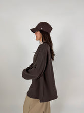 Carica l'immagine nel visualizzatore di Gallery, FELPA WIDE MOKA
