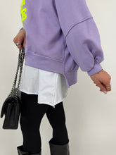 Carica l'immagine nel visualizzatore di Gallery, FELPA CRÈME LILLA
