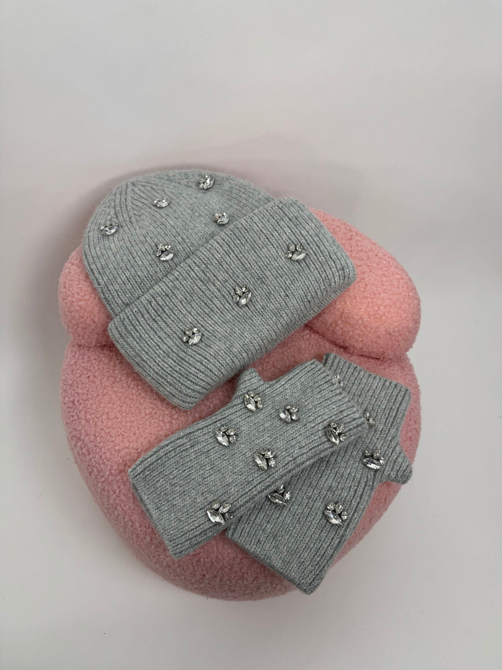 COORD CAPGLOVES GREY