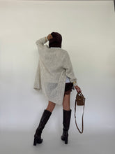 Carica l&#39;immagine nel visualizzatore di Gallery, CARDIGAN LUNGO AVORIO
