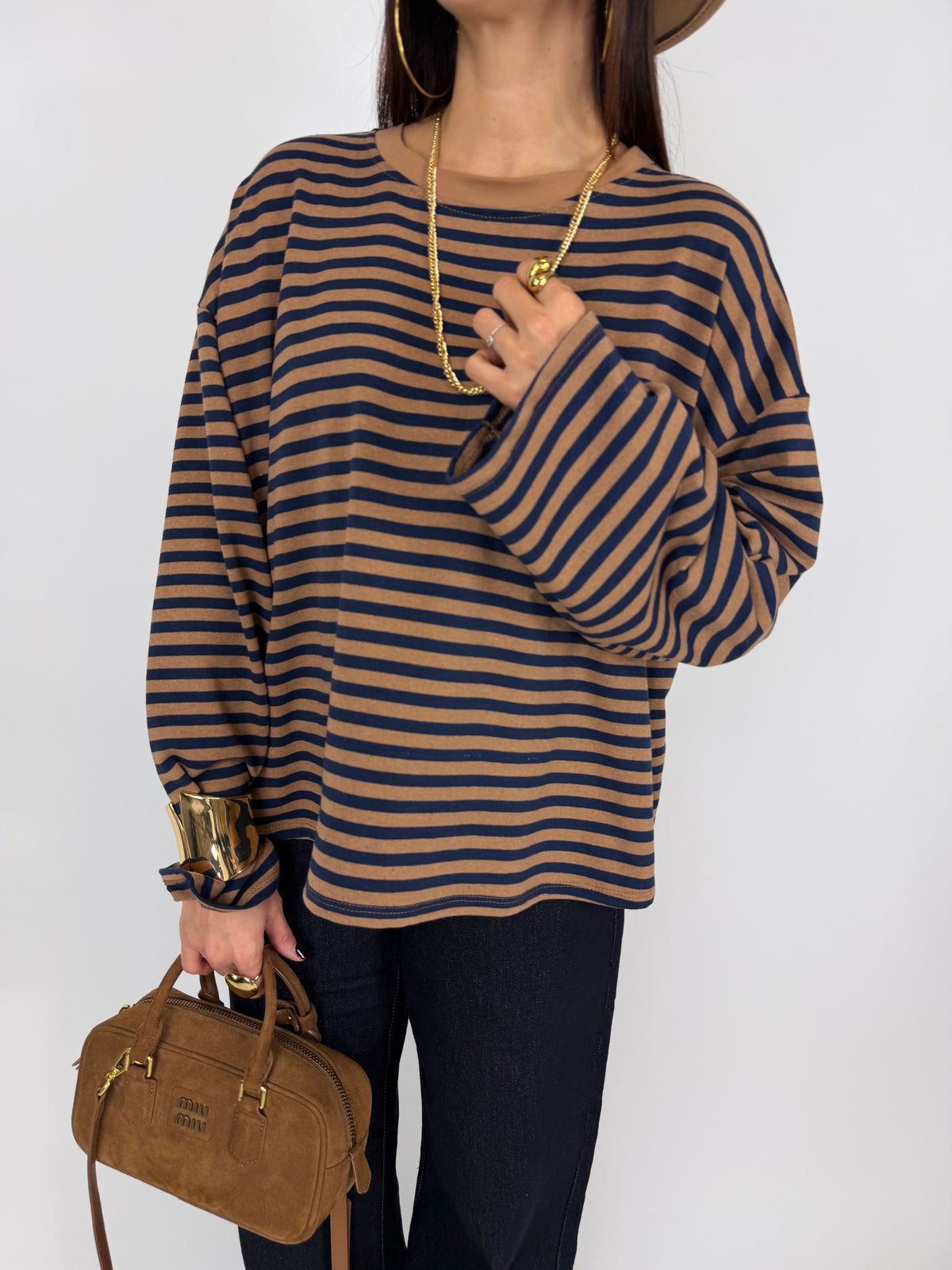MAGLIA STRIPES NUTS