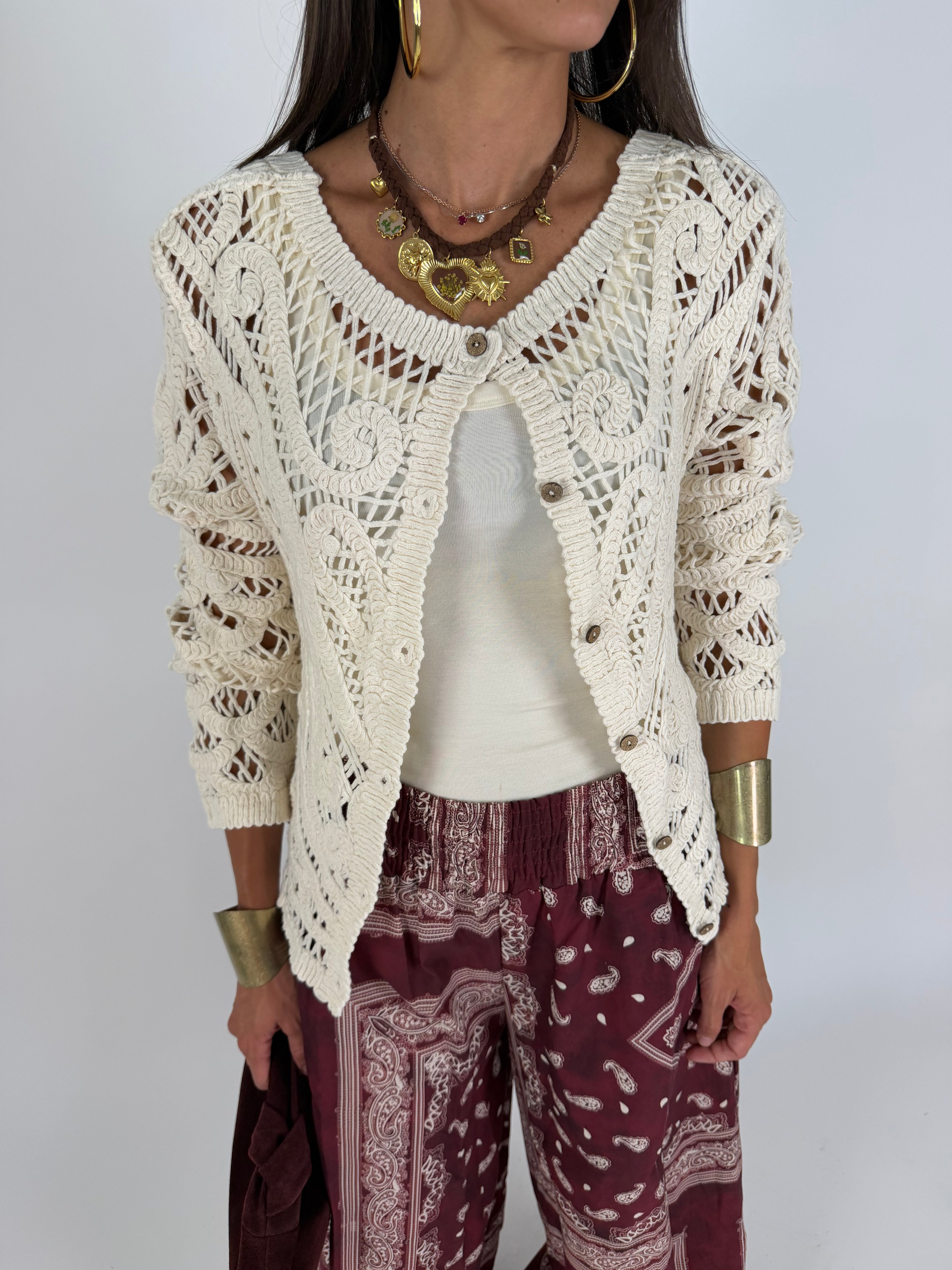 CARDIGAN CROCHET