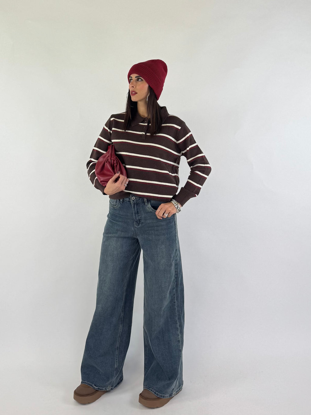 JEANS CLEAN PALAZZO