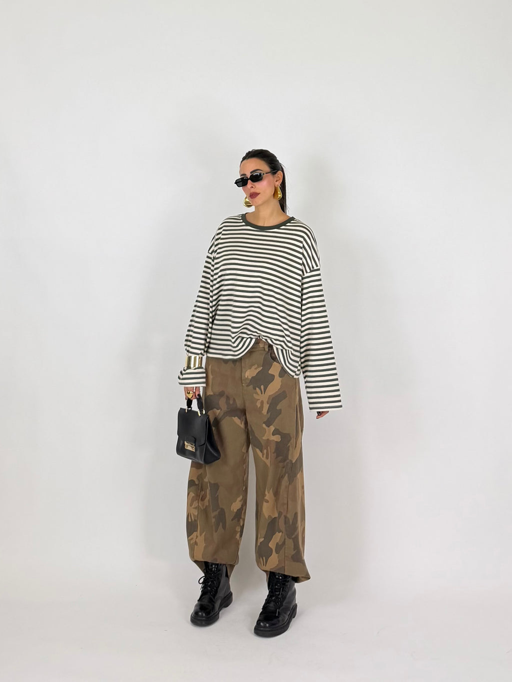 MAGLIA STRIPES GREEN