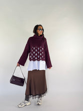 Carica l&#39;immagine nel visualizzatore di Gallery, SKIRTY SLIP CACAO
