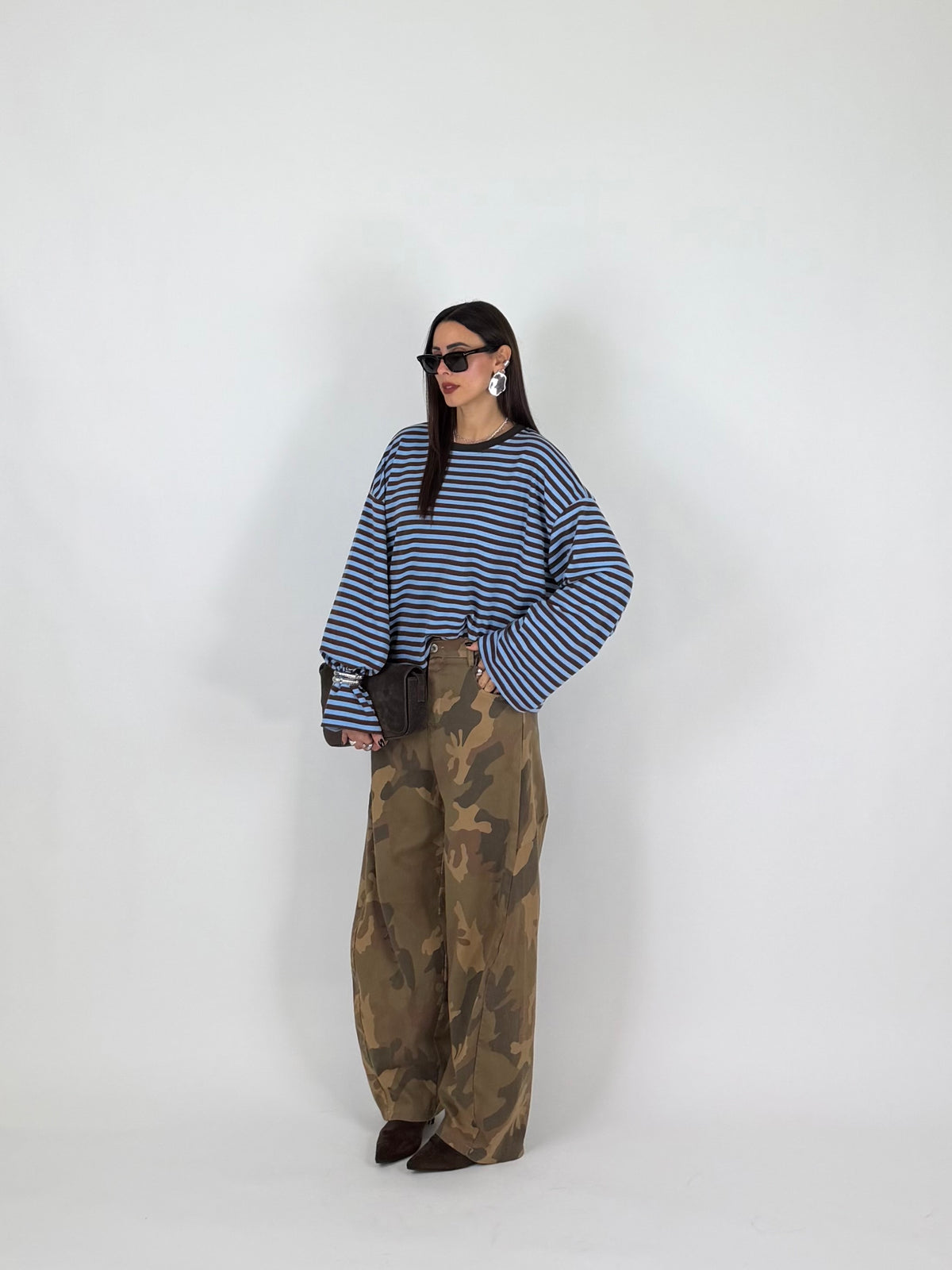 MAGLIA STRIPES SKY