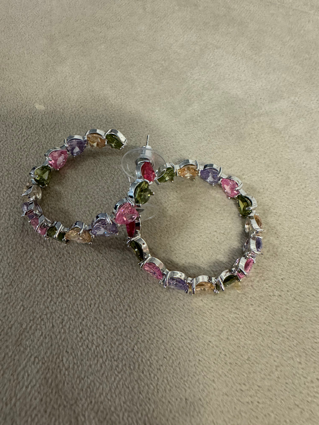 ORECCHINI MULTICOLOR HEART