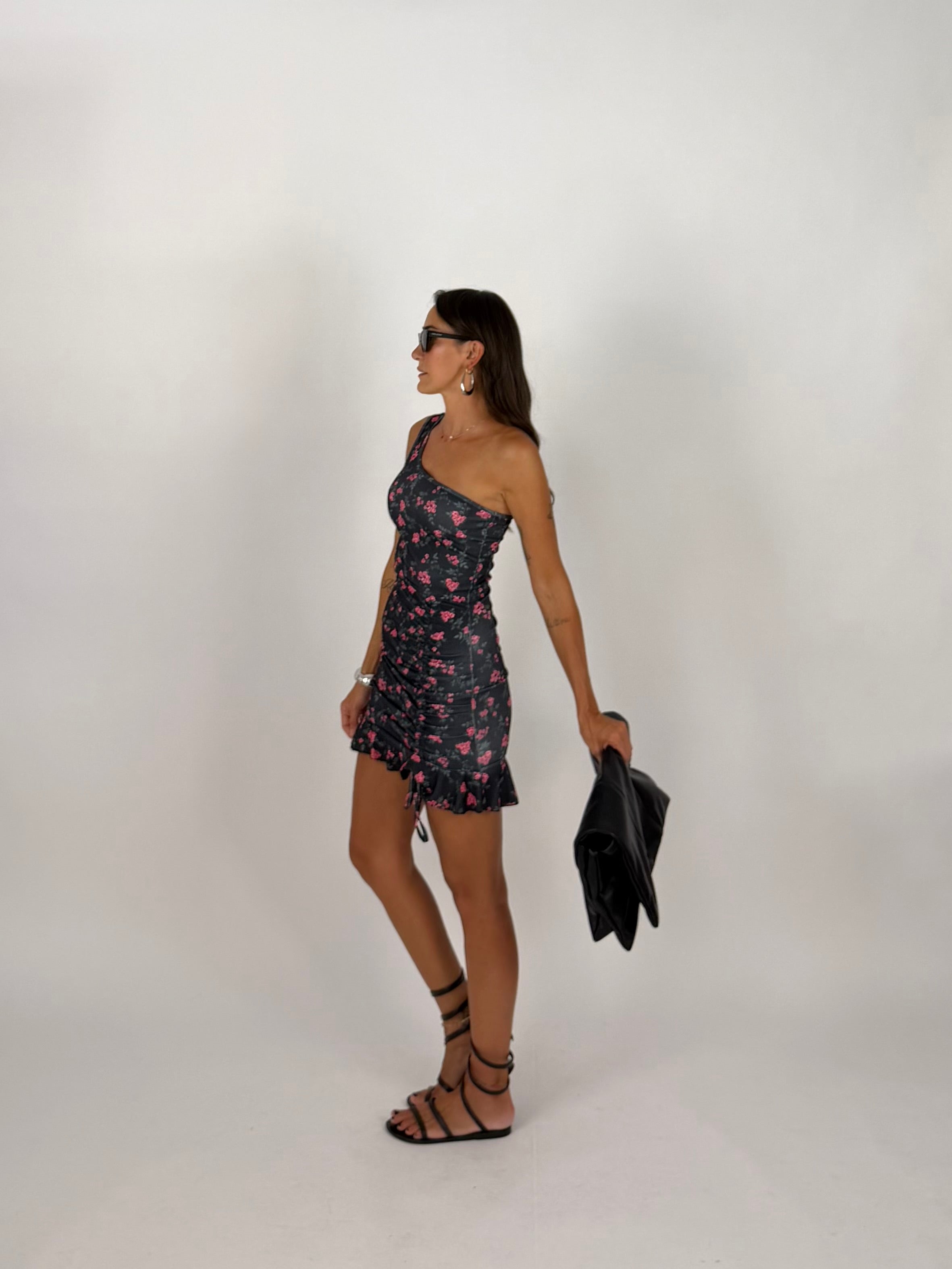 ABITO SOFT FLOWER NERO