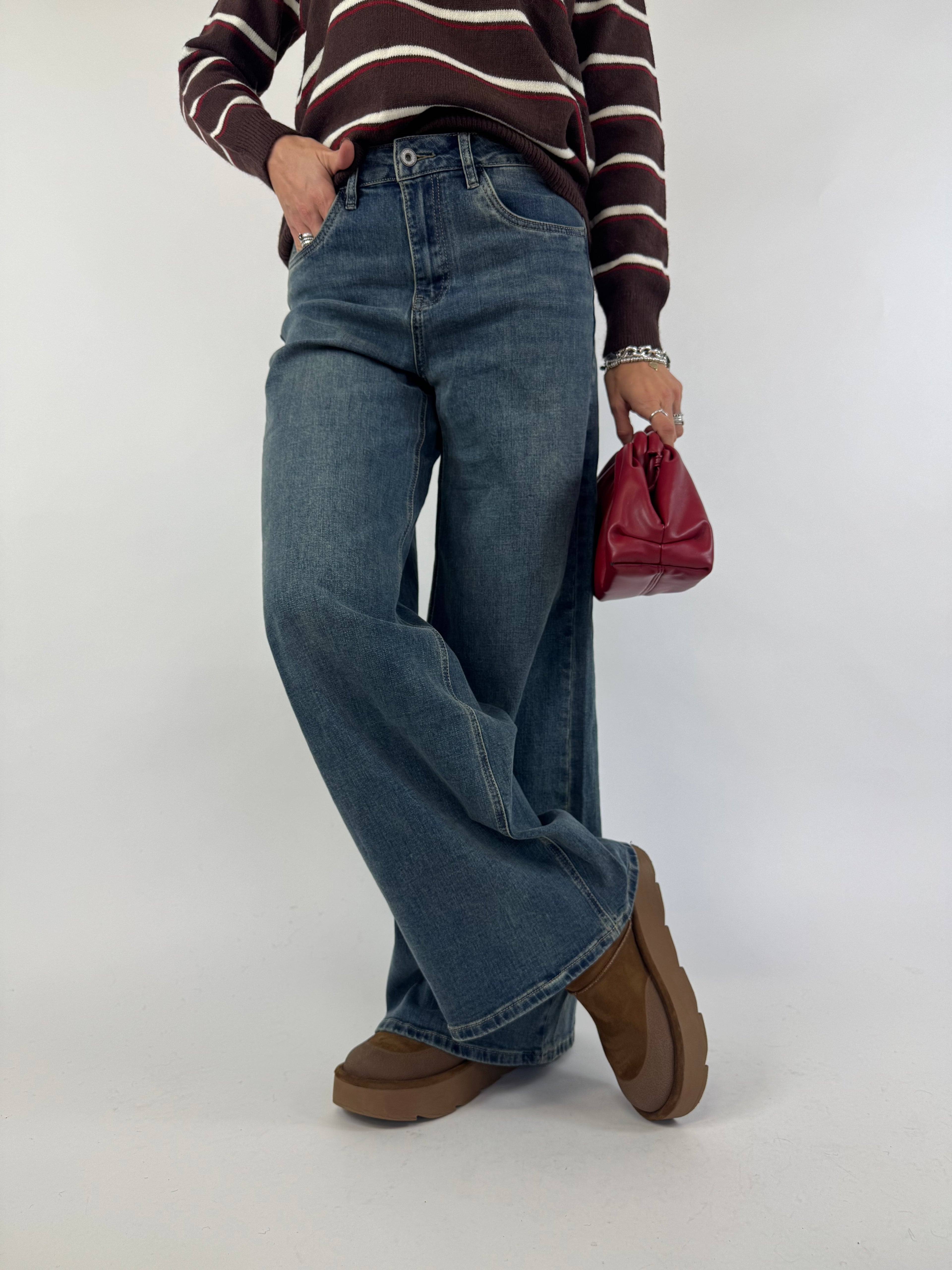 JEANS CLEAN PALAZZO