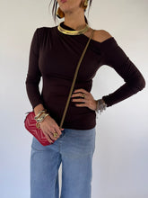 Carica l&#39;immagine nel visualizzatore di Gallery, MAGLIA CUT CACAO
