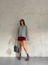 Carica l&#39;immagine nel visualizzatore di Gallery, PULL SILK GRIGIO

