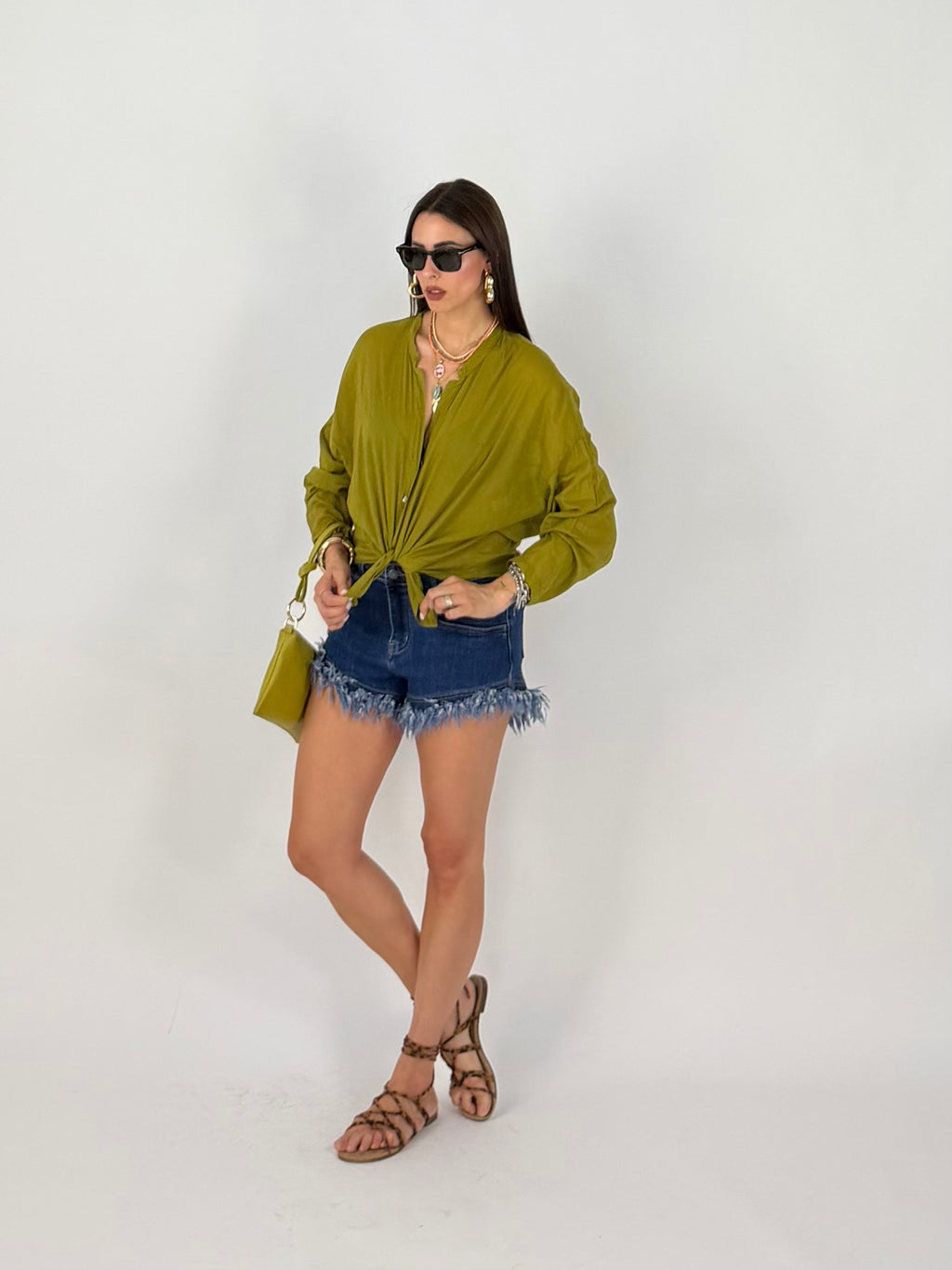 VEIL SHIRT OLIVA