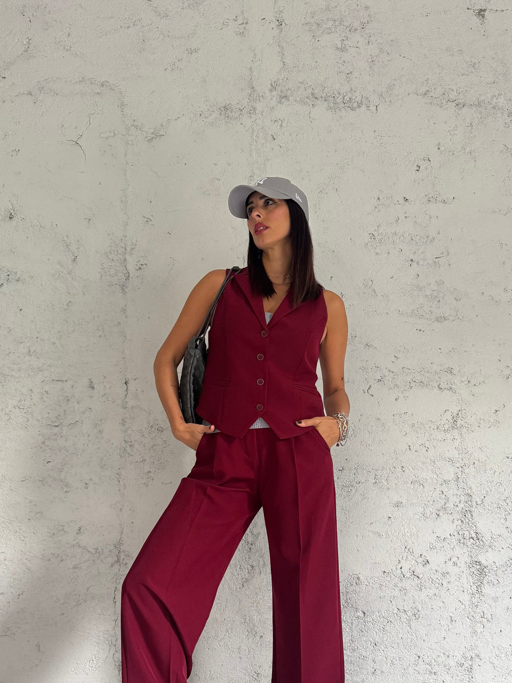 GILET BORDEAUX