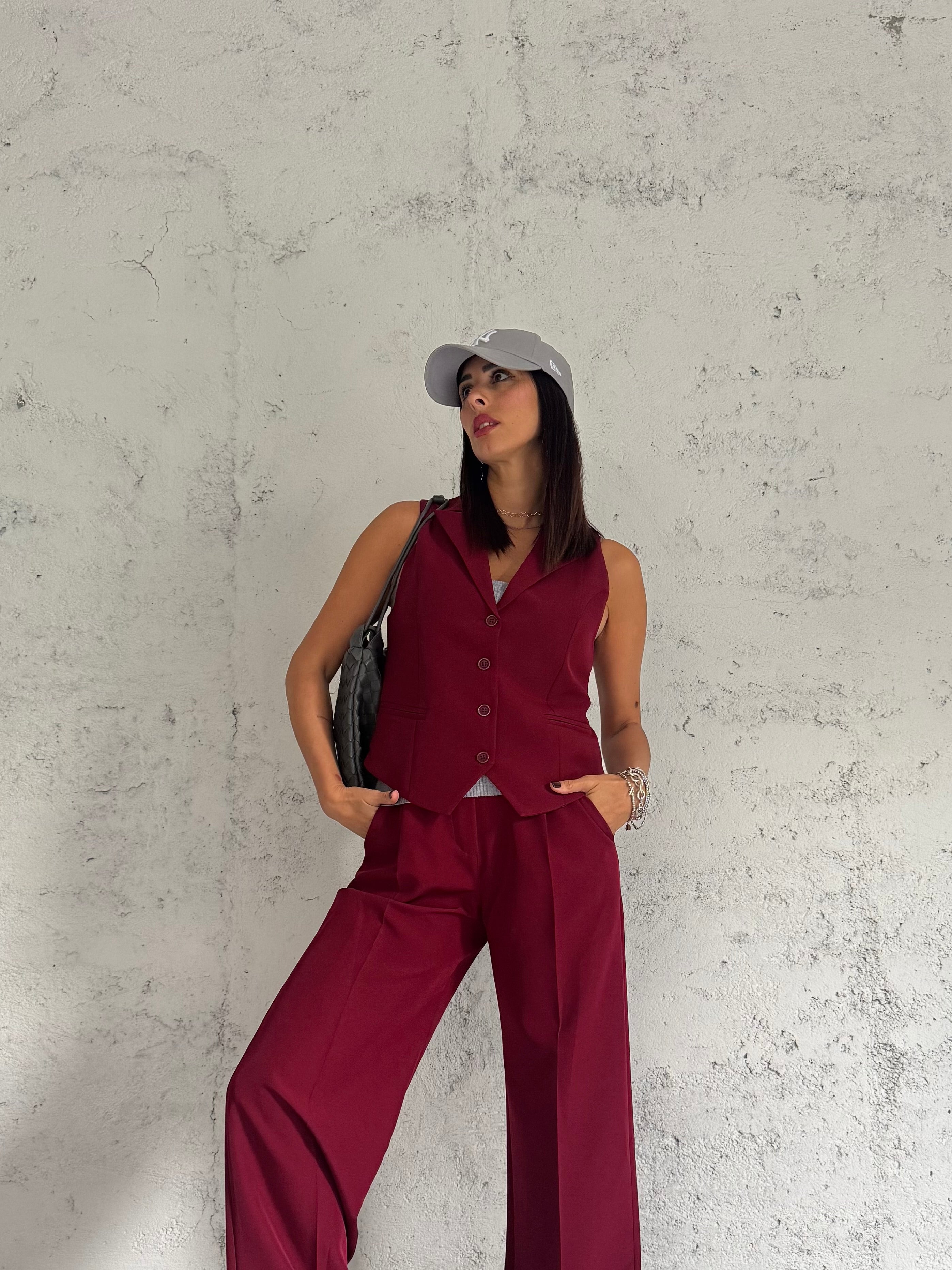 GILET BORDEAUX