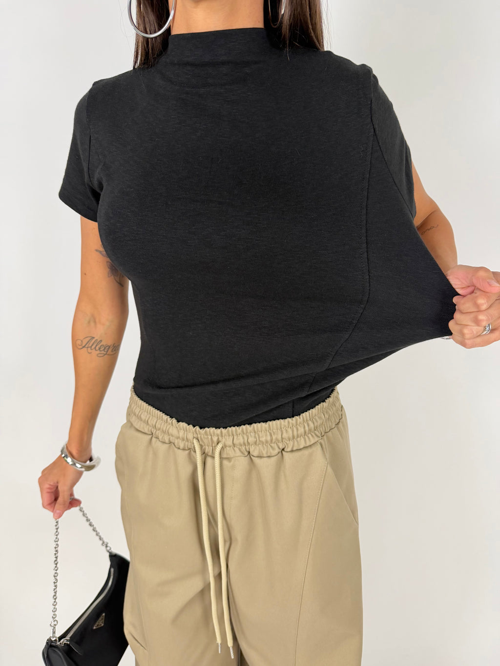 T-SHIRT POWER FIT NERA