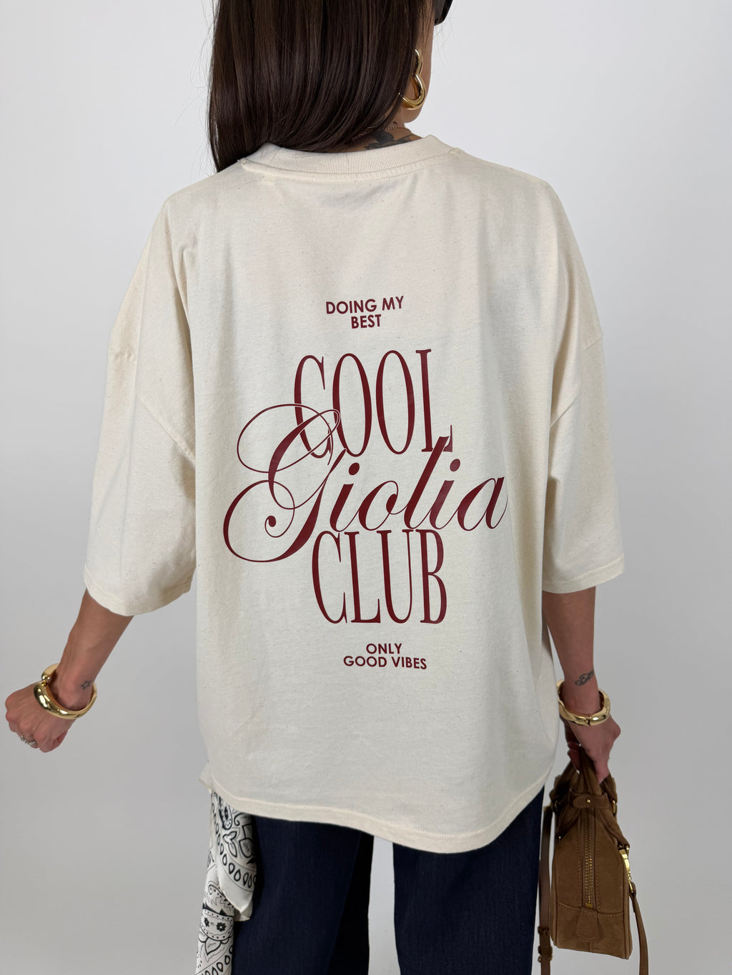 GIOLÍA CLUB T-SHIRT CREAM