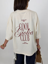 Carica l'immagine nel visualizzatore di Gallery, GIOLÍA CLUB T-SHIRT CREAM
